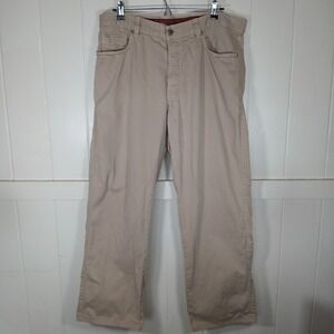 Ermenegildo Zegna Pants Mens 38 Beige Cotton Chinos Made in Italy Luxury Khaki